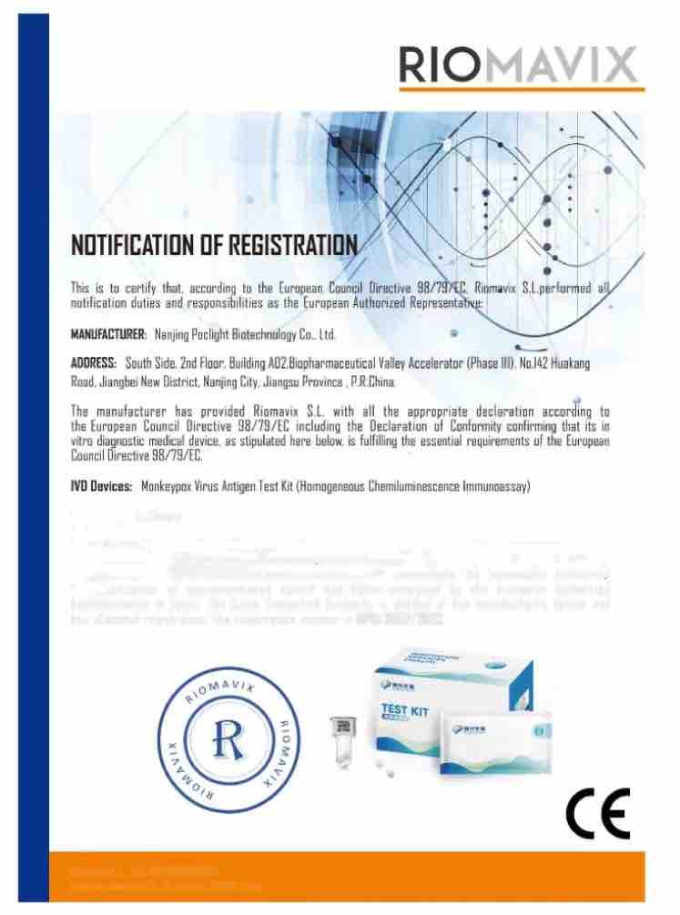 Kit de test d'anticorps contre le virus Monkeypox (Dry Micro)